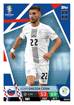 Adam Gnezda Cerin Slovenia Topps Match Attax EURO 2024 #SVN9